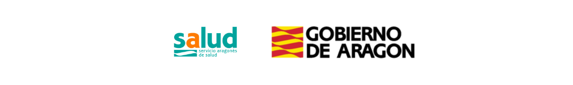 Logotipos del Servicio Aragonés de Salud y Gobierno de Aragón