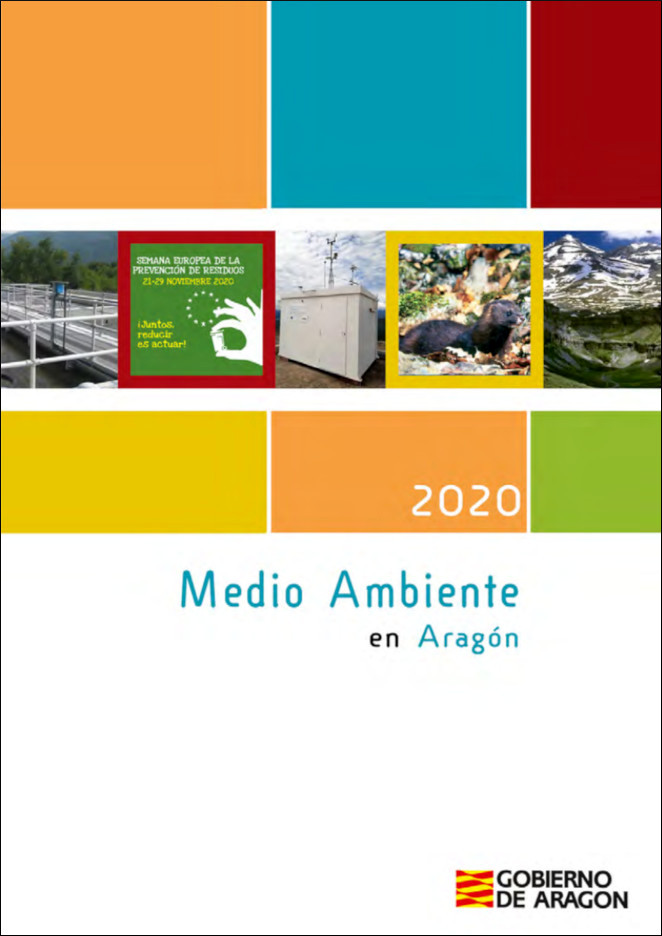 Portada de la publicación Medio Ambiente en Aragón 2020