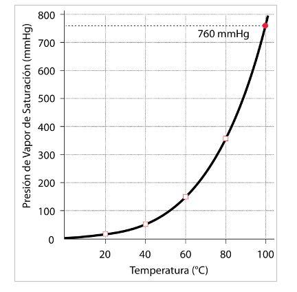 Presión de vapor de saturación