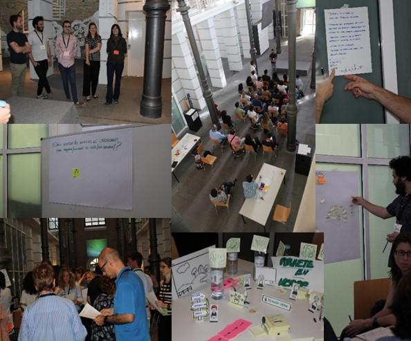 Fotos varias de la I edición: coachers, presentación, equipos trabajando