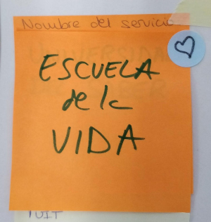 Cartel escuela de vida