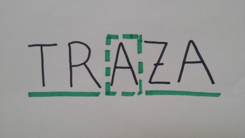 Cartel Traza