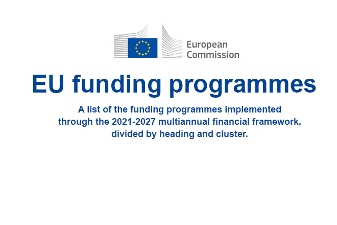 Logotipo de la Comisión Europea. Programas de financiación de la Unión Europea