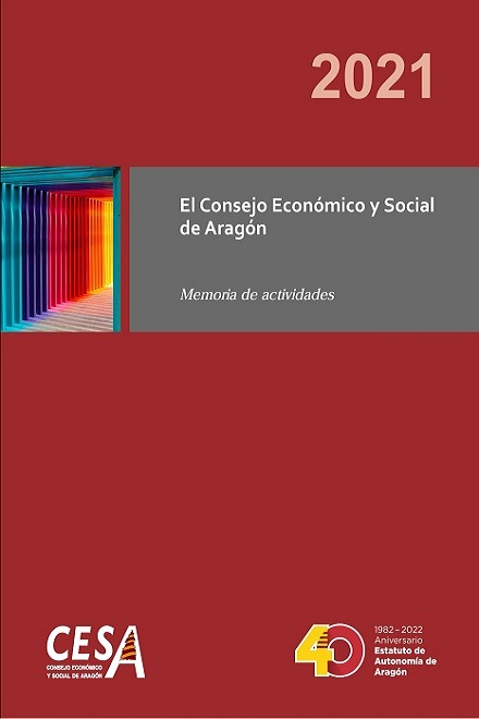Portada de la memoria de actividades 2021