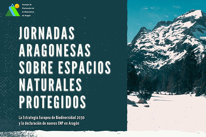 Cartel de las Jornadas sobre Espacios Naturales Protegidos