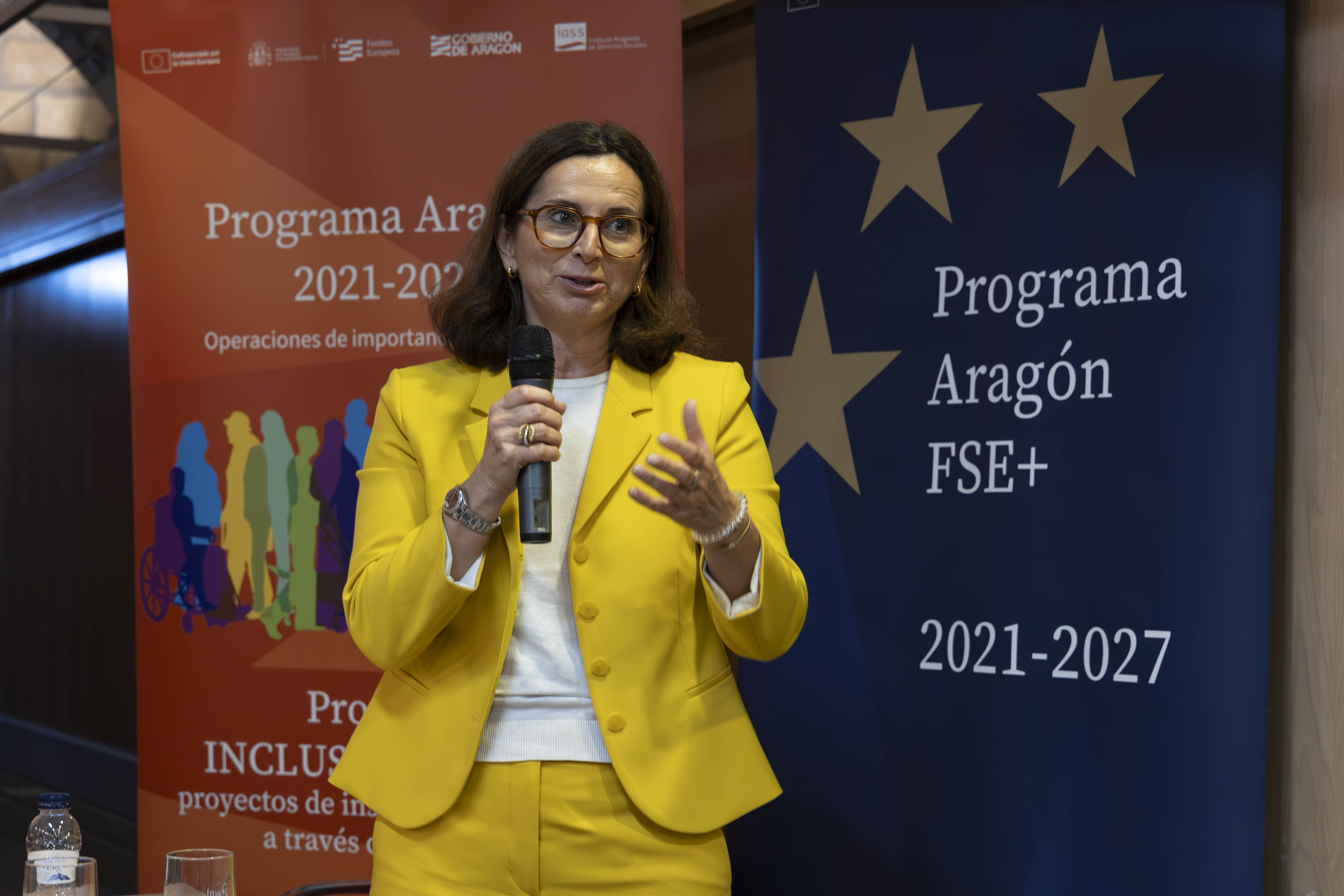 Directora General de Financiación y Fondos Europeos clausurando la jornada