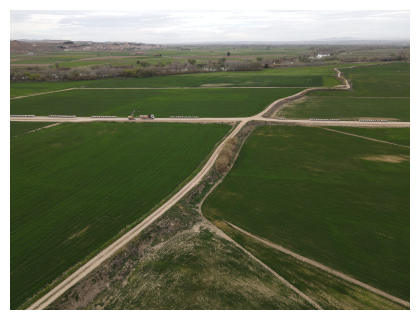 Obras de mejora de regadío en Gelsa.