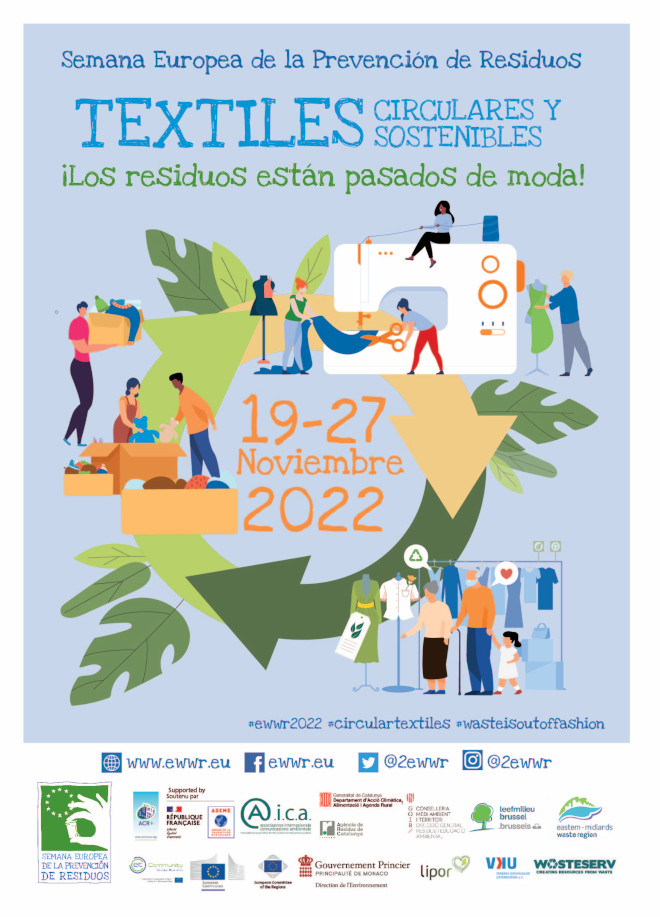 Cartel de la Semana Europea de Prevención de Residuos 2022