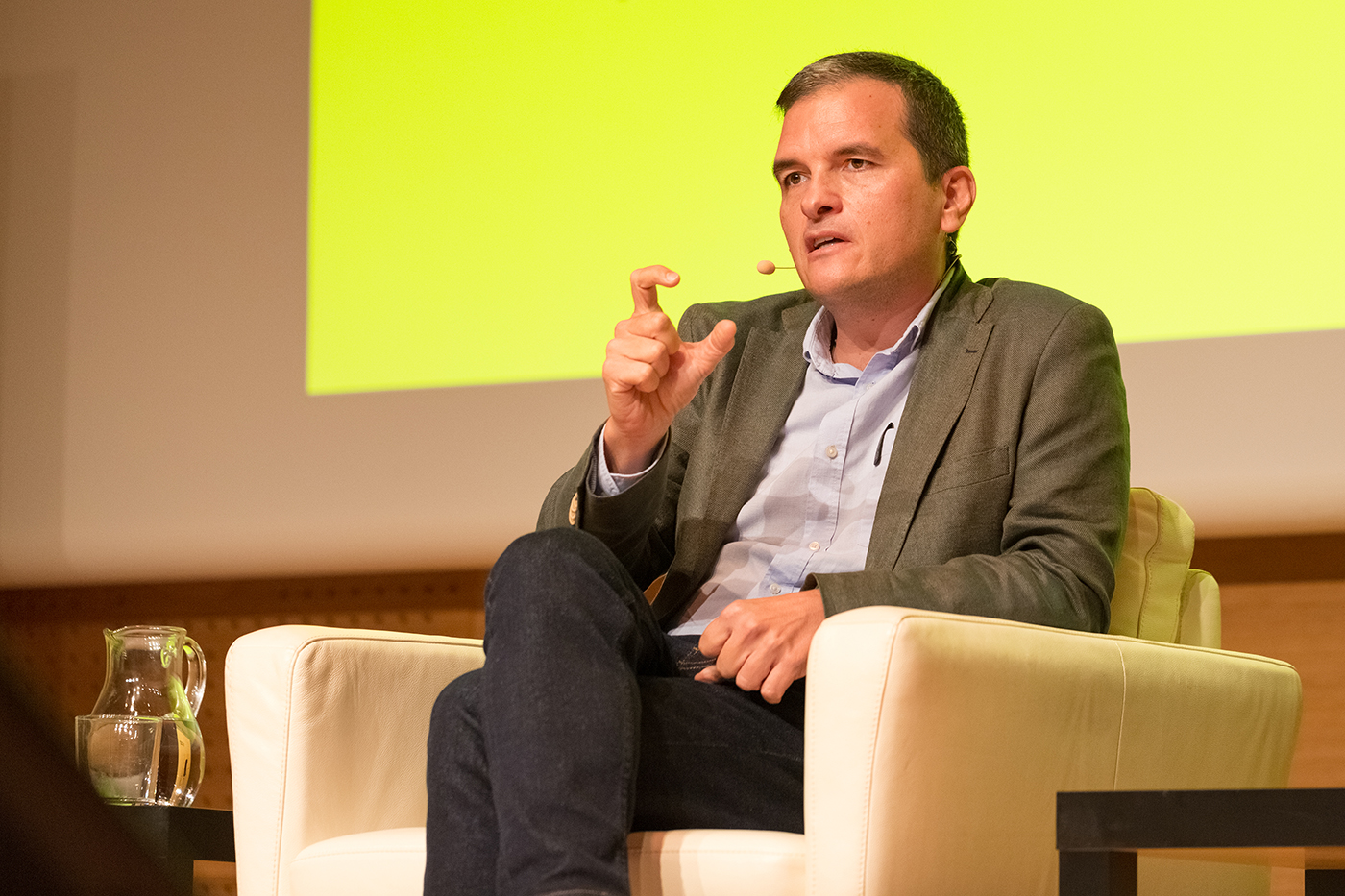 Juan Luis Ceada, durante el evento "Diseño, ciudadanía y administración"