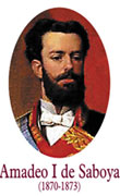 Retrato de Amadeo I de Saboya