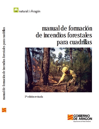 Portada del manual de incendios forestales para cuadrillas