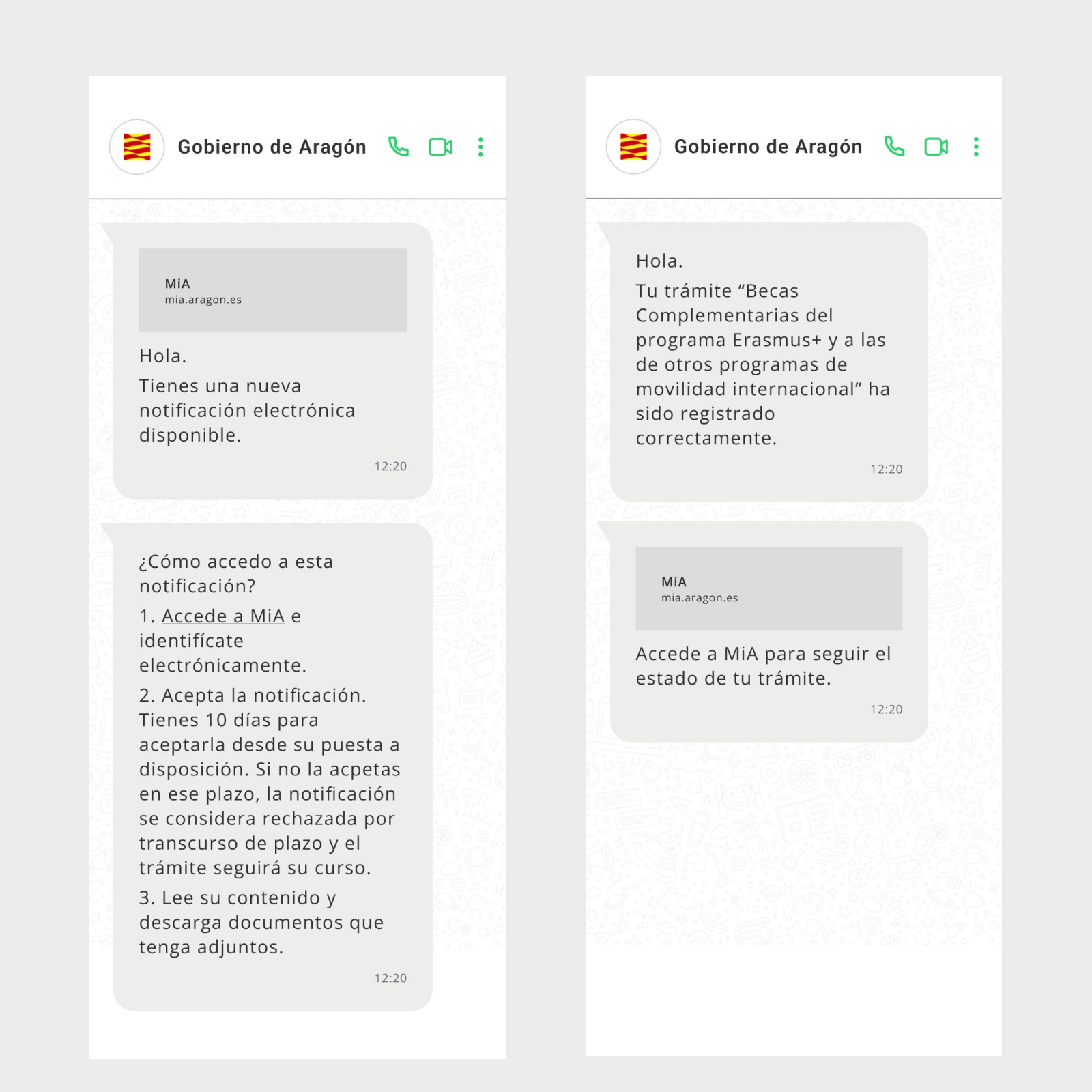 Prototipos de comunicaciones por WhatsApp